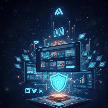 واجهة احترافية لتصميم منصات تعليمية تدعم الأكاديميات والمعلمين من شركة أستروفا